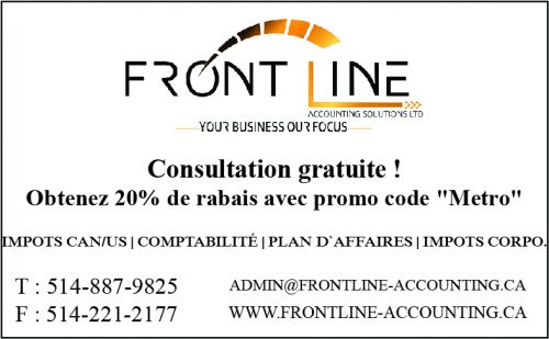 Frontine Accounting Solutions Ltd à Laval